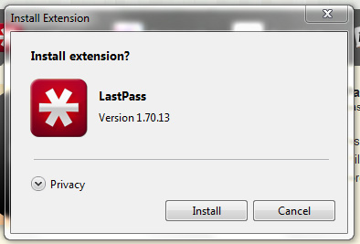 افزونه LastPass برای اپرا